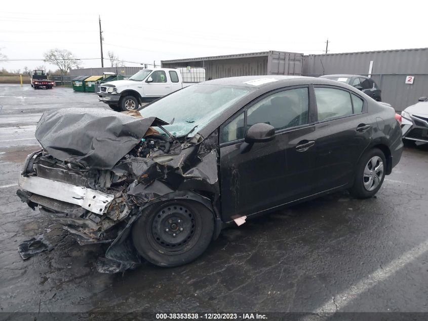 2013 HONDA CIVIC LX - 19XFB2F58DE020559