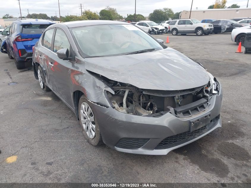 Lot #2539242658 2019 NISSAN SENTRA S salvage car