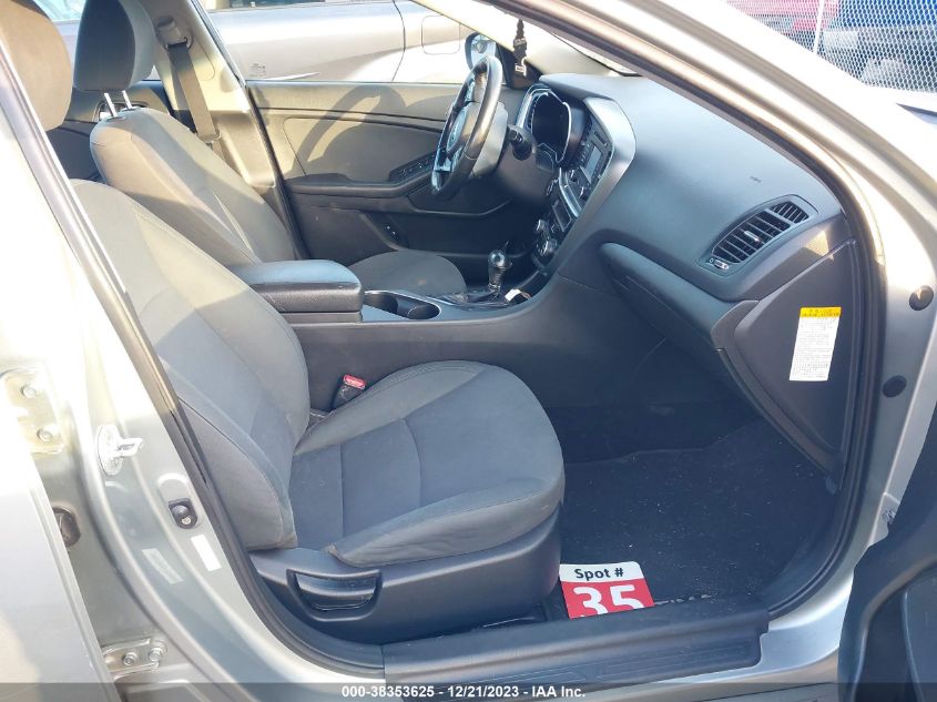 2014 KIA OPTIMA HYBRID LX - KNAGM4ADXE5075002