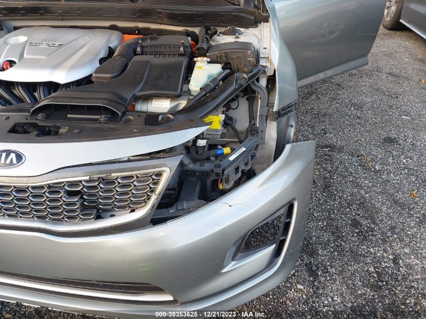 2014 KIA OPTIMA HYBRID LX - KNAGM4ADXE5075002