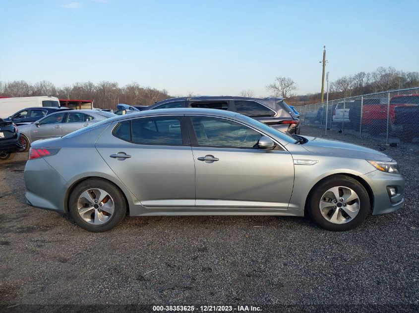 2014 KIA OPTIMA HYBRID LX - KNAGM4ADXE5075002