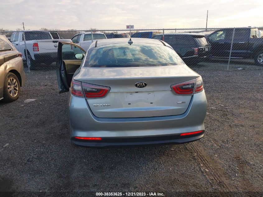 2014 KIA OPTIMA HYBRID LX - KNAGM4ADXE5075002