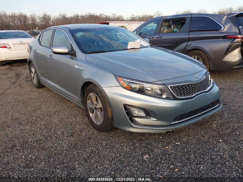 2014 KIA OPTIMA HYBRID LX - KNAGM4ADXE5075002