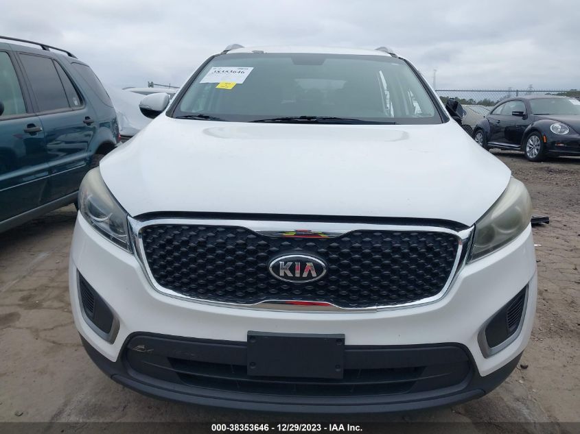 2016 KIA SORENTO 2.4L LX - 5XYPG4A34GG120141