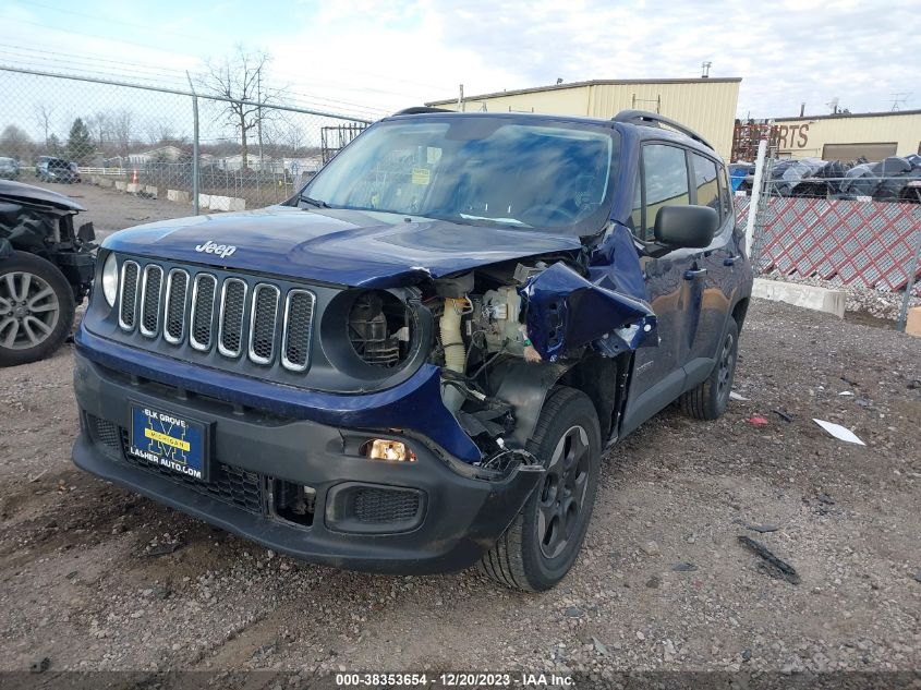 2017 JEEP RENEGADE SPORT - ZACCJBABXHPG20625
