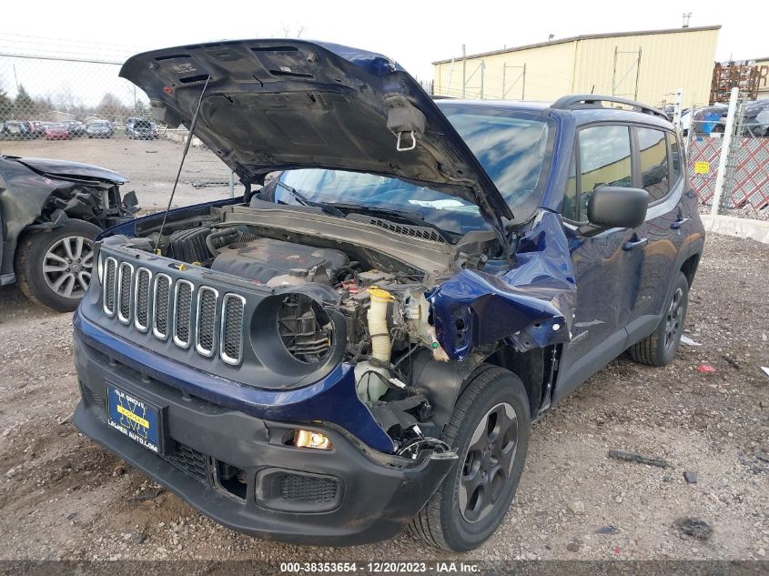 2017 JEEP RENEGADE SPORT - ZACCJBABXHPG20625