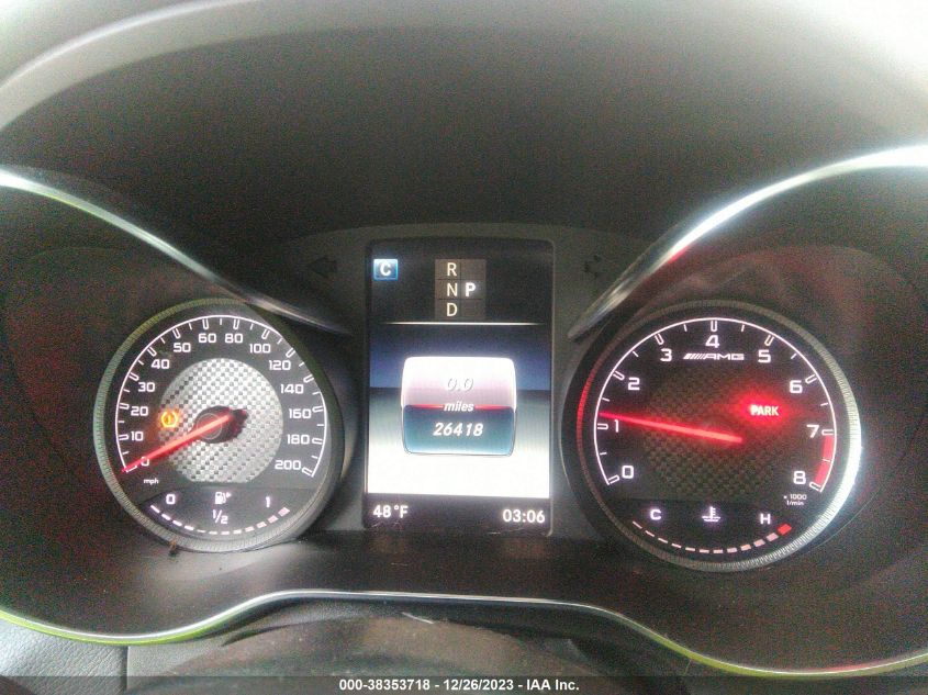 2019 MERCEDES-BENZ AMG GLC 63 COUPE 4MATIC - WDC0J8JB1KF549308