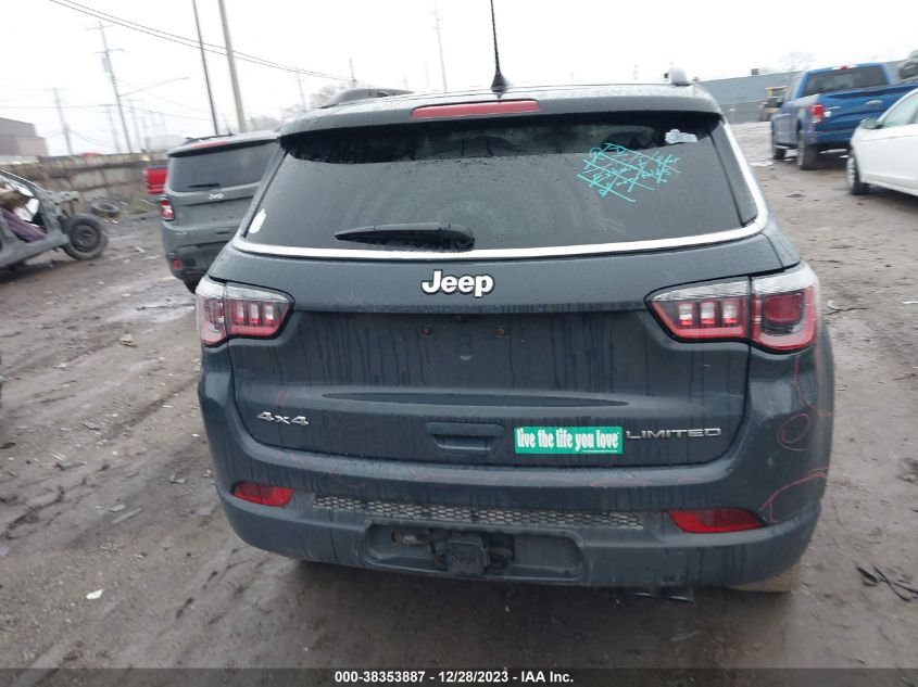 2018 JEEP COMPASS LIMITED 4X4 - 3C4NJDCB2JT290575