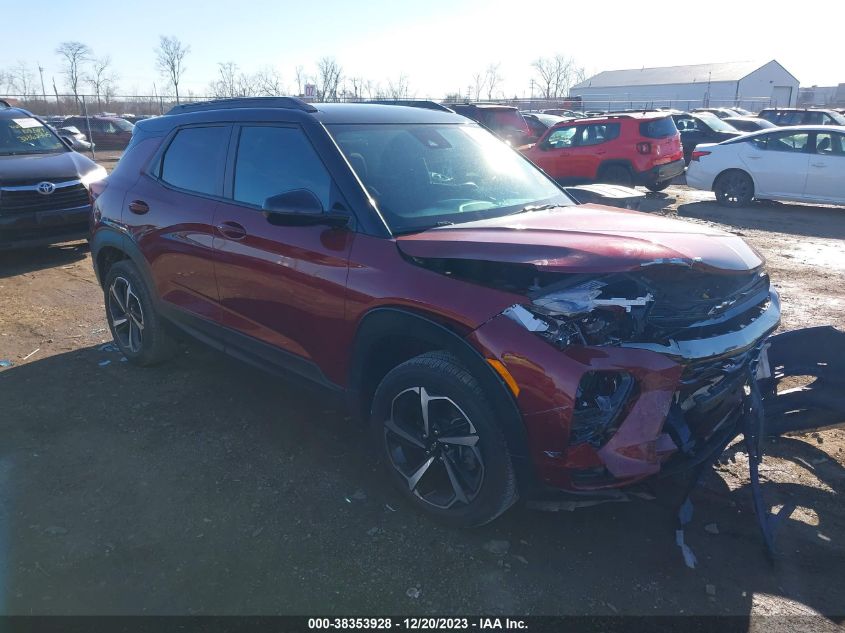 2022 CHEVROLET TRAILBLAZER AWD RS - KL79MUSL6NB129220