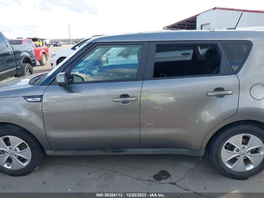 2016 KIA SOUL - KNDJN2A25G7292294