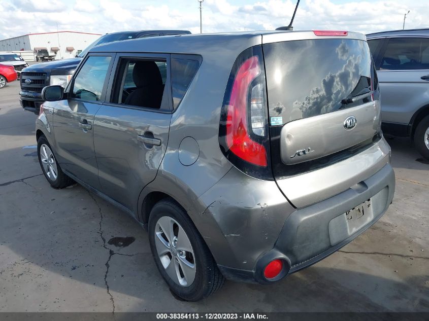 2016 KIA SOUL - KNDJN2A25G7292294
