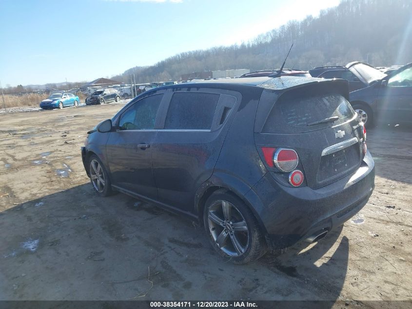 2013 CHEVROLET SONIC RS AUTO - 1G1JG6SB8D4145215