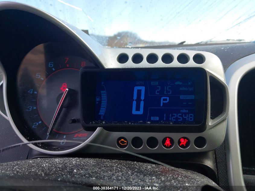 2013 CHEVROLET SONIC RS AUTO - 1G1JG6SB8D4145215