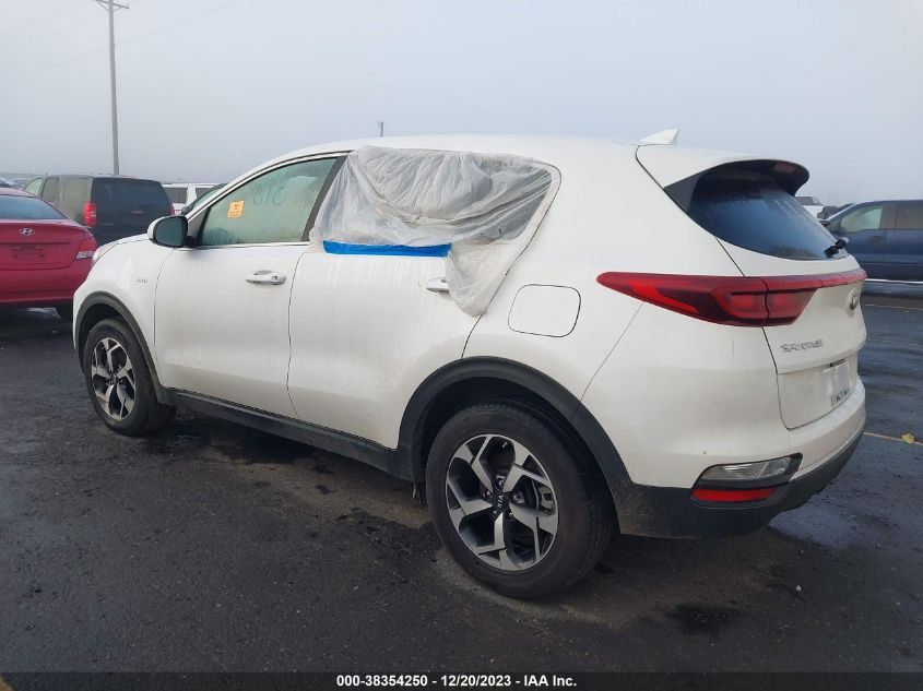 VIN KNDPMCAC4N7962037 2022 KIA SPORTAGE LX