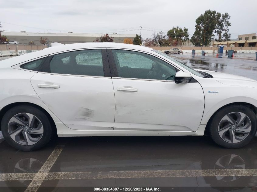 2019 HONDA INSIGHT EX - 19XZE4F50KE024876