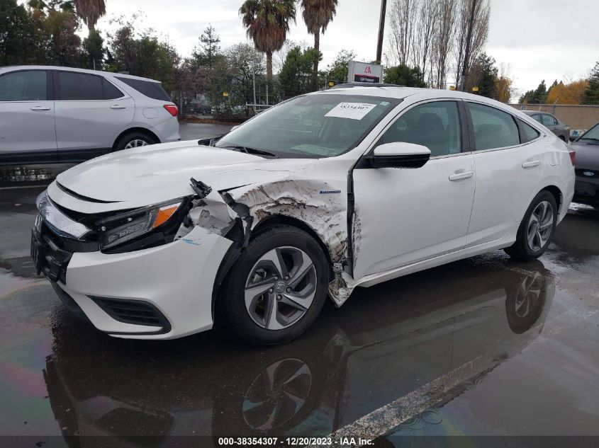 2019 HONDA INSIGHT EX - 19XZE4F50KE024876