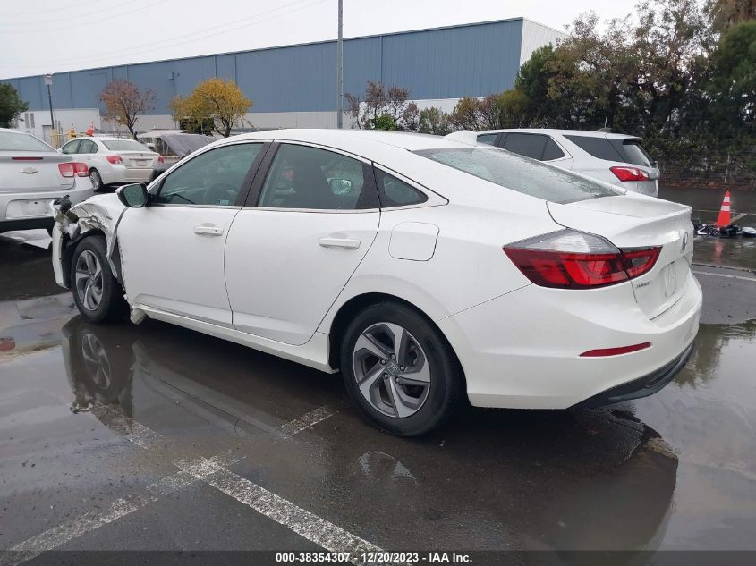 2019 HONDA INSIGHT EX - 19XZE4F50KE024876