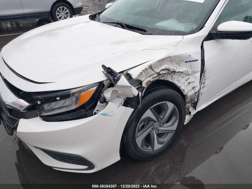 2019 HONDA INSIGHT EX - 19XZE4F50KE024876