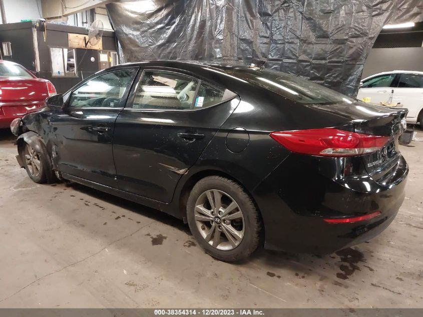 2018 HYUNDAI ELANTRA SEL - 5NPD84LF9JH383622