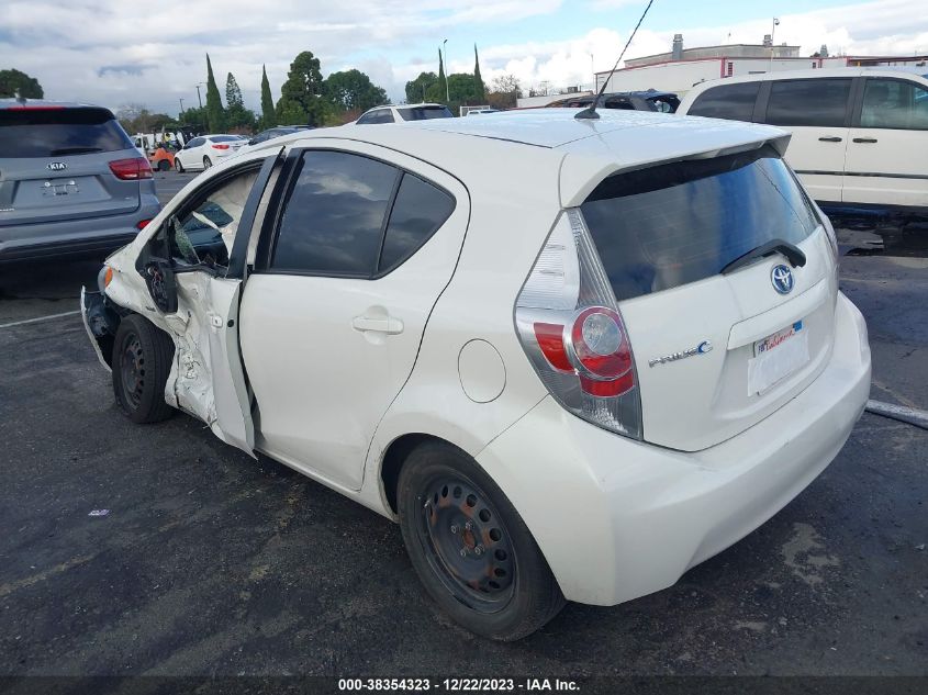 2013 TOYOTA PRIUS C TWO - JTDKDTB38D1554960