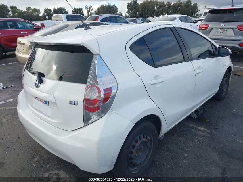2013 TOYOTA PRIUS C TWO - JTDKDTB38D1554960