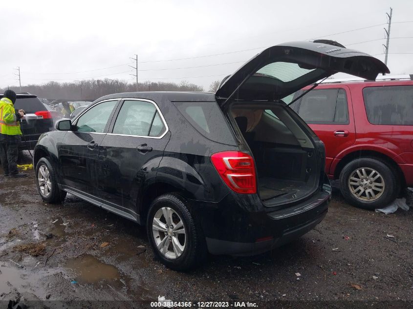 2017 CHEVROLET EQUINOX LS - 2GNALBEK8H1543783