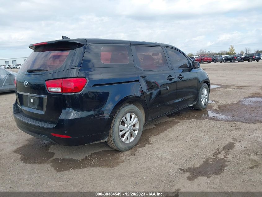 2015 KIA SEDONA L - KNDMA5C13F6036559