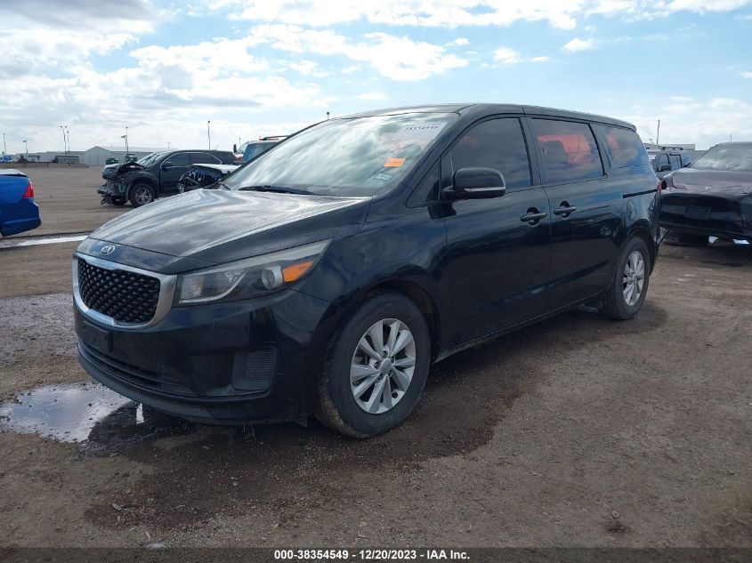 2015 KIA SEDONA L - KNDMA5C13F6036559
