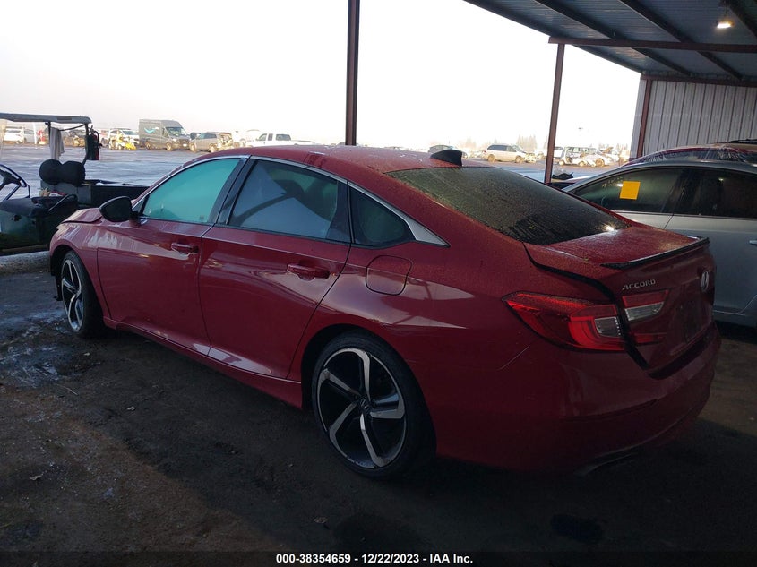 VIN 1HGCV1F37MA092117 2021 HONDA ACCORD SPORT