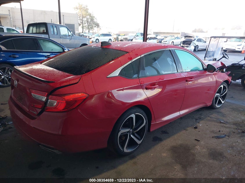 VIN 1HGCV1F37MA092117 2021 HONDA ACCORD SPORT