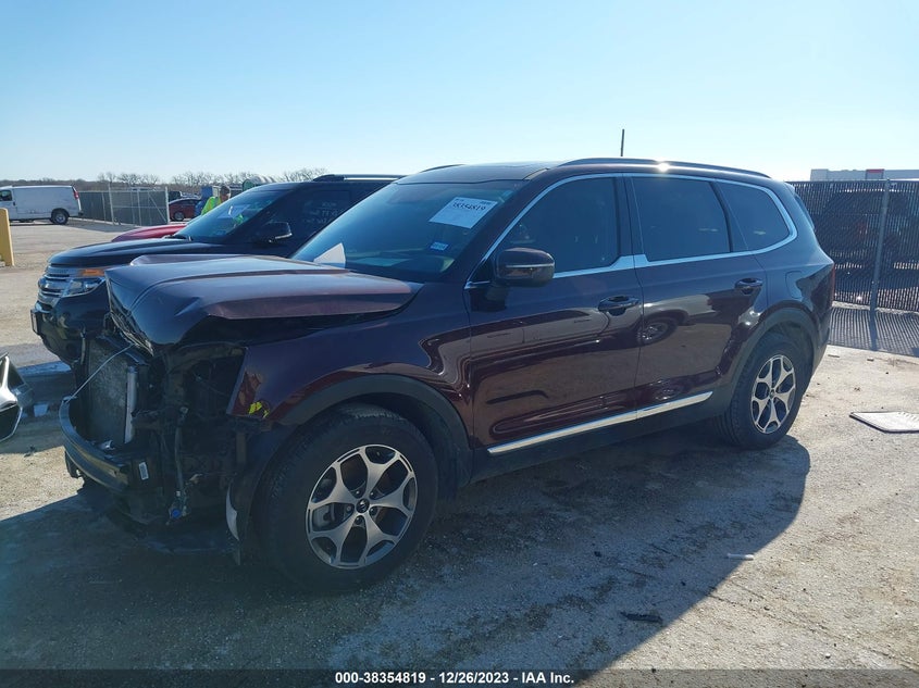 VIN 5XYP34HC4LG019693 2020 KIA TELLURIDE EX