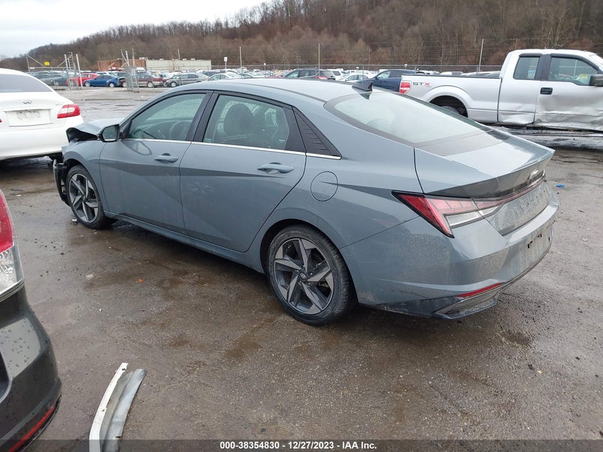 VIN KMHLN4AJ3MU009010 2021 HYUNDAI ELANTRA HYBRID LIMITED