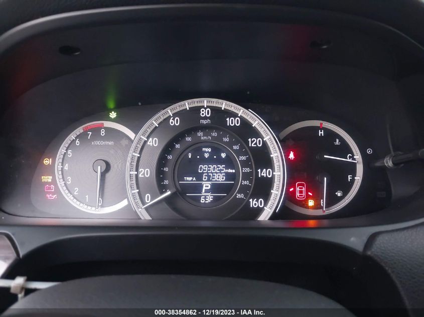 2016 HONDA ACCORD EX-L - 1HGCR2F80GA083253