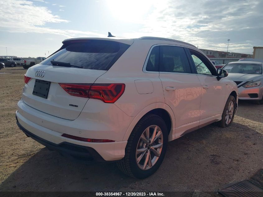 VIN WA1DECF38P1068728 2023 AUDI Q3 PREMIUM 45 TFSI S LINE QUATTRO TIPTRONIC