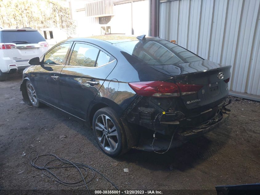 2017 HYUNDAI ELANTRA LIMITED - 5NPD84LF0HH055211