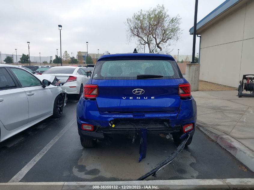 2022 HYUNDAI VENUE SEL/LIMITED - KMHRC8A37NU165691