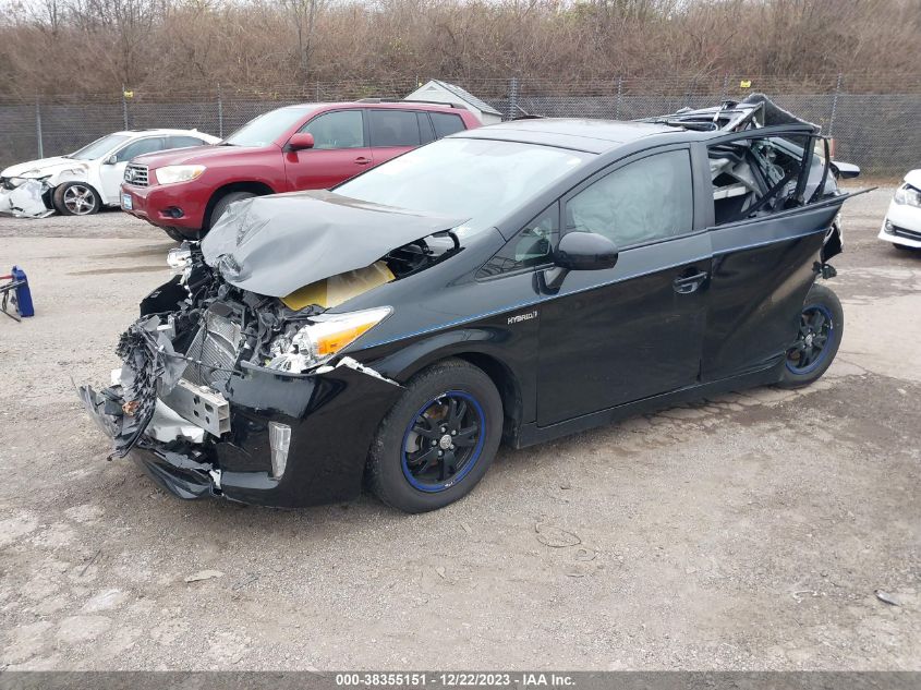 2014 TOYOTA PRIUS FOUR - JTDKN3DU4E1780157