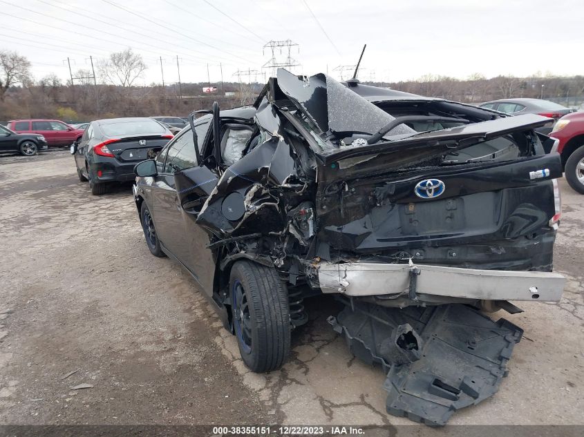 2014 TOYOTA PRIUS FOUR - JTDKN3DU4E1780157