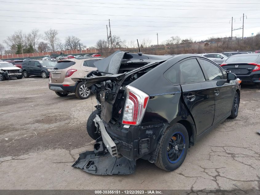 2014 TOYOTA PRIUS FOUR - JTDKN3DU4E1780157