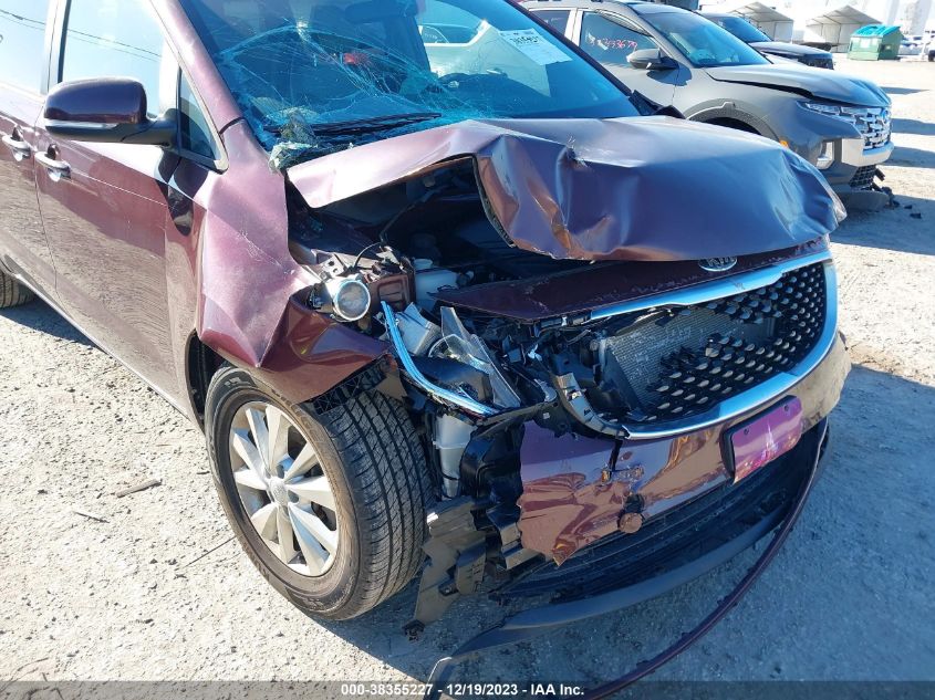 2016 KIA SEDONA LX - KNDMB5C15G6091089