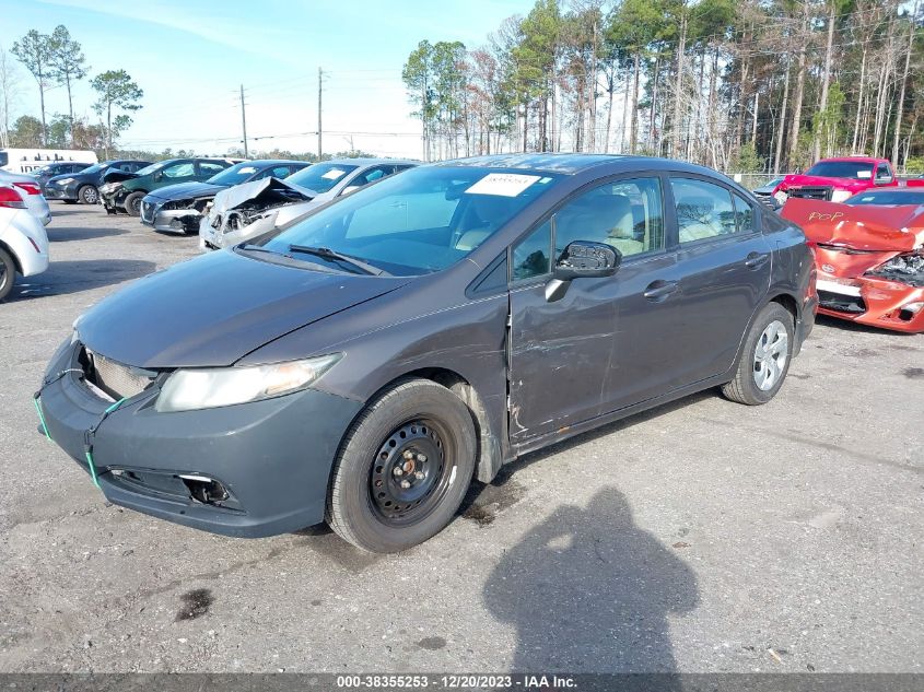 2014 HONDA CIVIC LX - 2HGFB2F53EH506851