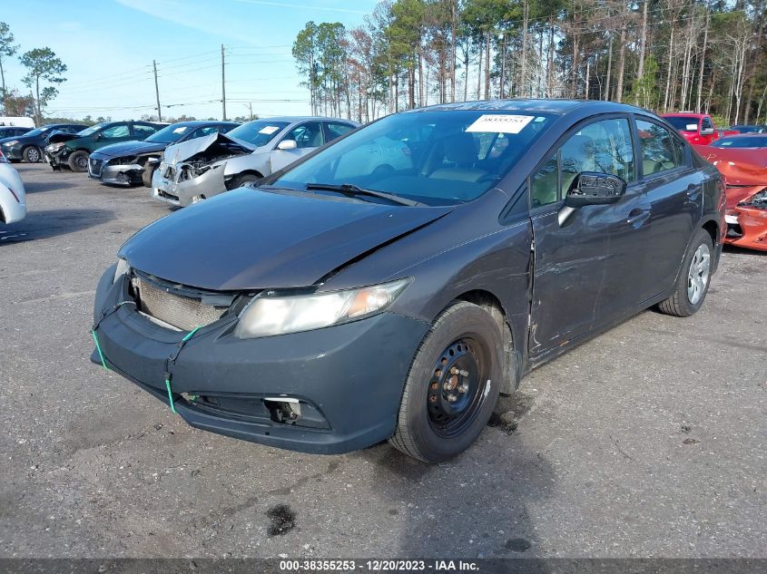 2014 HONDA CIVIC LX - 2HGFB2F53EH506851