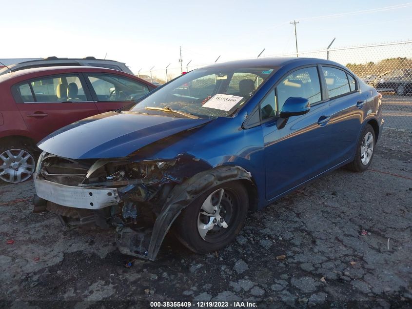 2013 HONDA CIVIC LX - 2HGFB2F50DH511746