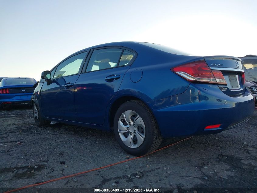 2013 HONDA CIVIC LX - 2HGFB2F50DH511746