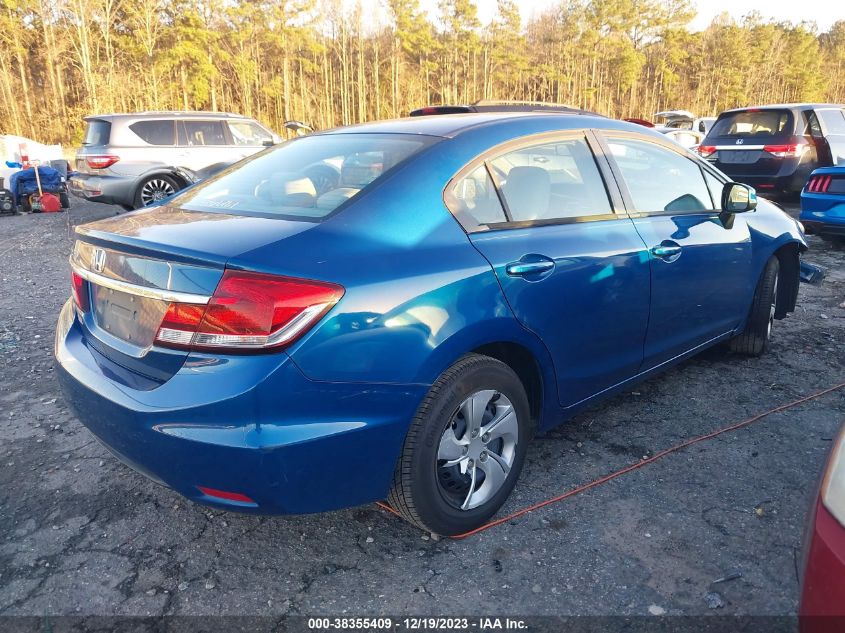 2013 HONDA CIVIC LX - 2HGFB2F50DH511746