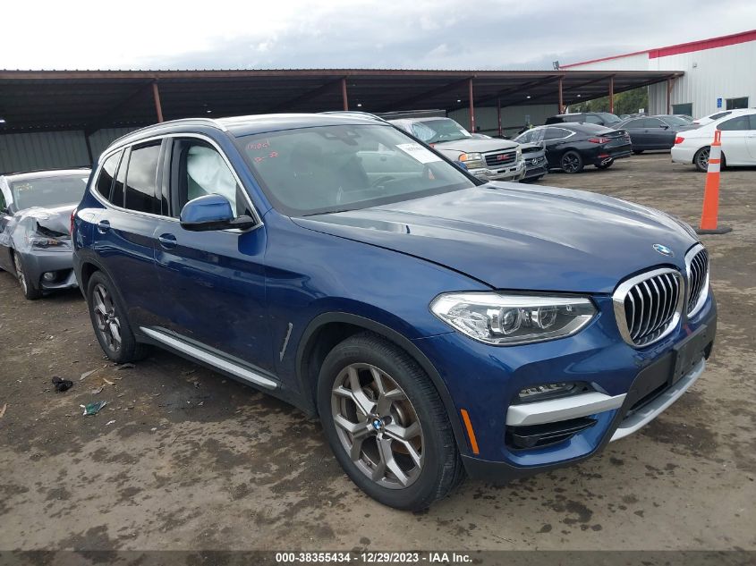 2020 BMW X3 PHEV XDRIVE30E 5UXTS1C04L9C56247