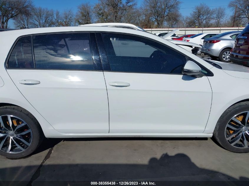 2016 VOLKSWAGEN GOLF TSI SE 4-DOOR - 3VW217AU1GM029740