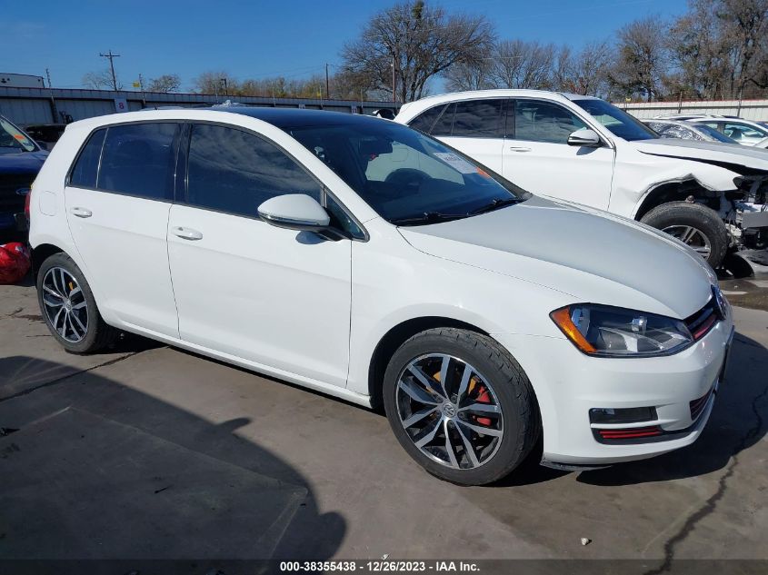 2016 VOLKSWAGEN GOLF TSI SE 4-DOOR - 3VW217AU1GM029740