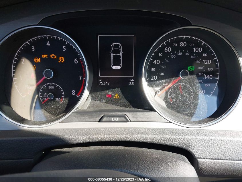 2016 VOLKSWAGEN GOLF TSI SE 4-DOOR - 3VW217AU1GM029740
