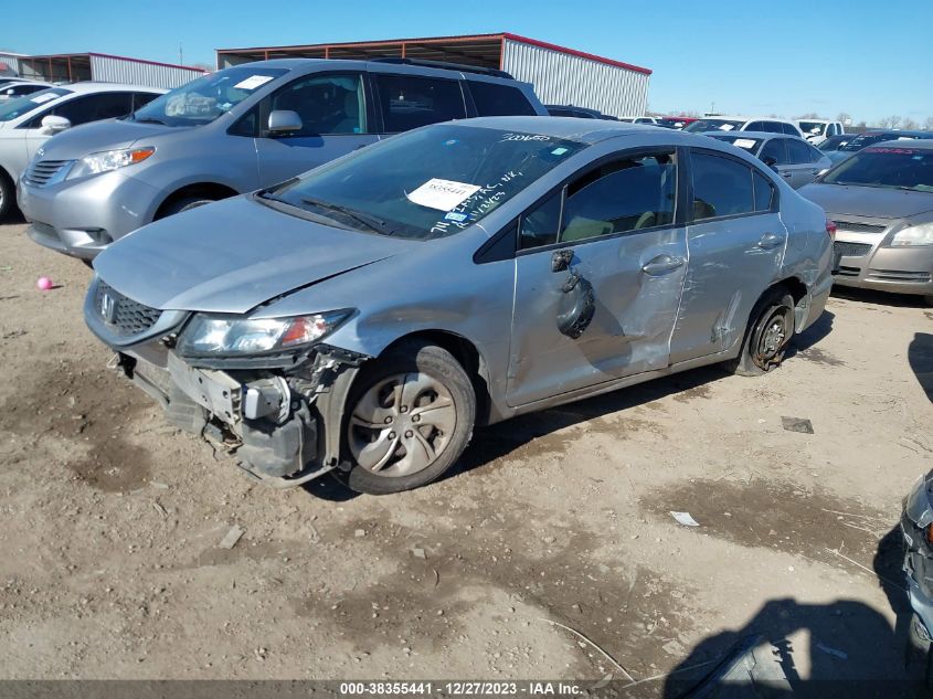2013 HONDA CIVIC LX - 2HGFB2F56DH546923